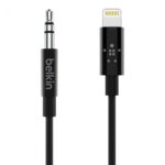 BELKIN AV10172BT03-BLK LIGHTNING TO 3.5MM CABLE 0.9M BLACK
