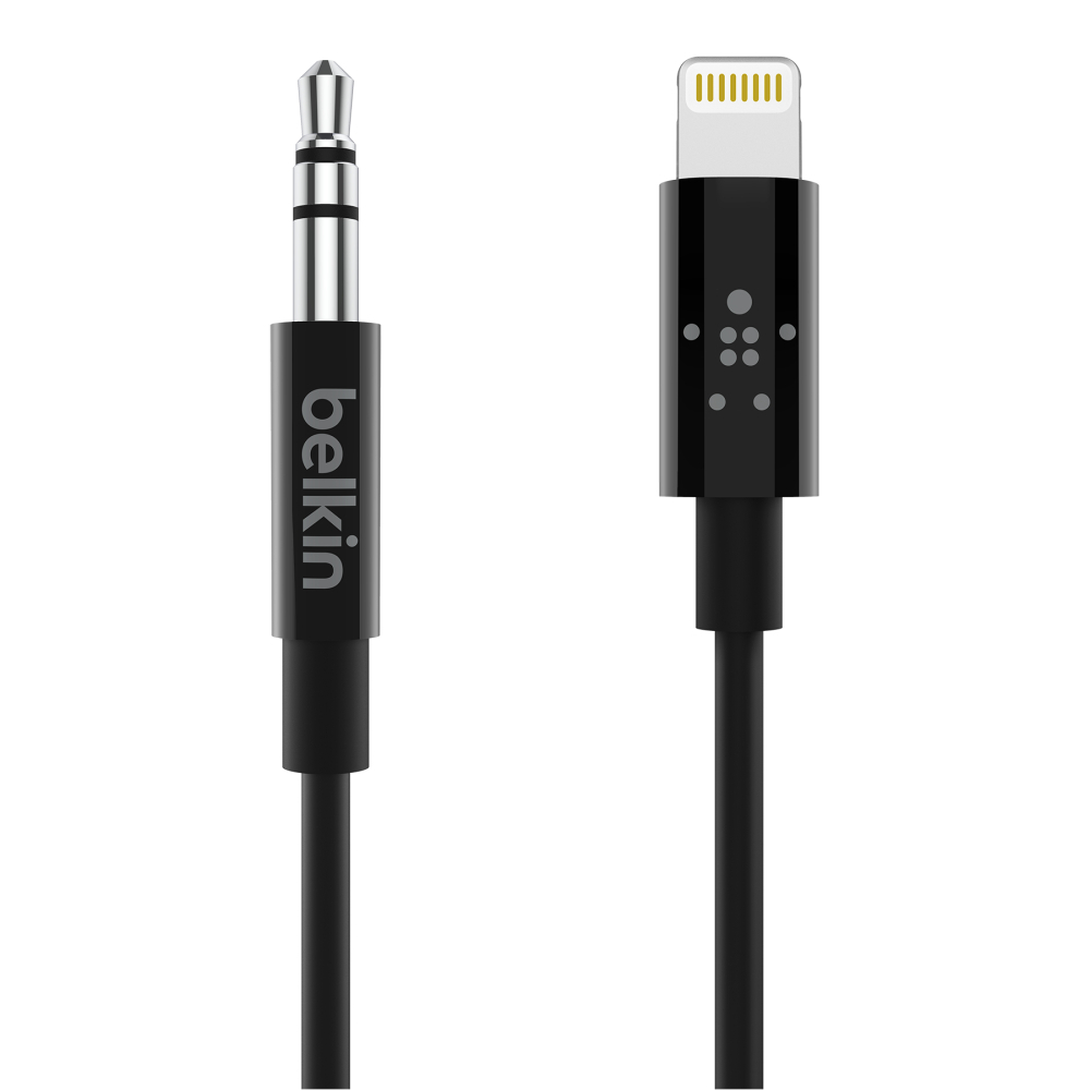 AV10172bt06-BLK_1-4.jpg BELKIN AV10172BT06-BLK LIGHTNING TO 3.5MM CABLE 1.8M BLACK - Image 1