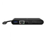BELKIN AVC005BTBK ADAPTER, USB-C TO GBE, HDMI, VGA, USB-A, BLK - Image 2