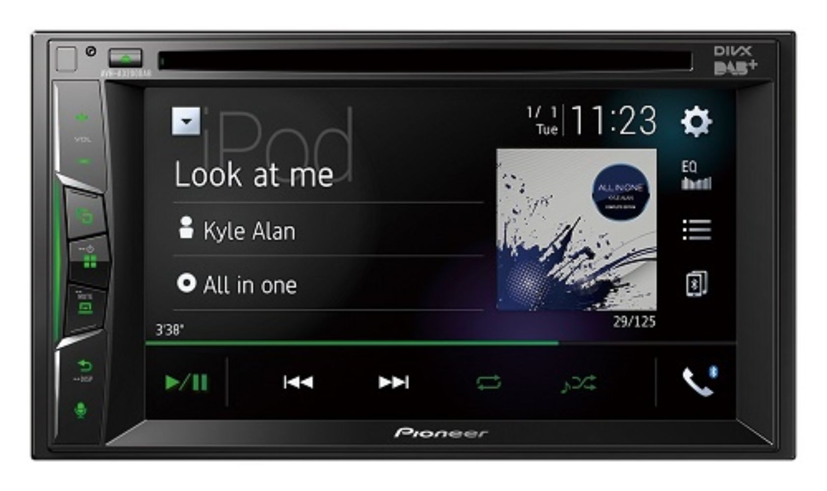 AVH-A3200DAB_1-2.jpg PIONEER AVH-A3200DAB MULTIMEDIA 2-DIN 6,2" SCREEN/DVD/BT/DAB+/WEBLINK/IPHONE - Image 1