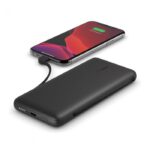BELKIN BPB006BTBLK 10K POWER BANK, 18W PD, WITH INTEGRATED CABLES, BLACK - Image 2