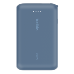 BELKIN BPB021HQBL BOOSTCHARGE POWER BANK 10K, 20W PD WITH INTEGRATED USB-C CABLE, BLUE - Image 6