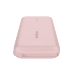 BELKIN BPB021HQPK BOOSTCHARGE POWER BANK 10K, 20W PD WITH INTEGRATED USB-C CABLE, PINK - Image 5
