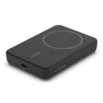 BELKIN BPD004BTBK 5K MAGNETIC WIRELESS POWER BANK + KICK STAND, BLACK - Image 4