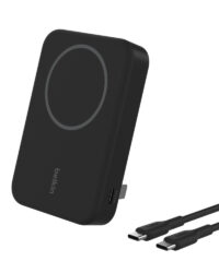 BELKIN BPD008BTBK 10K QI2 15W, MAGNETIC WIRELESS POWER BANK + KICK STAND, BLACK
