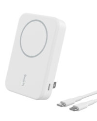 BELKIN BPD008BTWH 10K QI2 15W, MAGNETIC WIRELESS POWER BANK + KICK STAND, WHITE