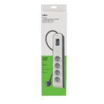 BELKIN BSV400VF2M-V2 SURGE, 4 SOCKETS, 525J, 2M, UPDATED VERSION2