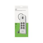 BELKIN BSV604VF2M-V2 SURGE, 6 SOCKETS, 650J, 2M, 2 USB-2.4A SHARED, UPDATED VERSION2