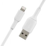 BELKIN CAA001BT3MWH LIGHTNING TO USB-A CABLE, 3M, WHITE - Image 3