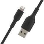 BELKIN CAA002BT2MBK LIGHTNING TO USB-A CABLE_BRAIDED, 2M, BLACK - Image 3