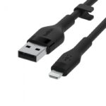 BELKIN CAA008BT1MBK BOOST CHARGE™  USB-A TO LTG_SILICONE, 1M, BLACK - Image 4