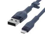 BELKIN CAA008BT2MBL BOOST CHARGE™  USB-A TO LTG_SILICONE, 2M, BLUE - Image 2