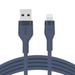BELKIN CAA008BT2MBL BOOST CHARGE™  USB-A TO LTG_SILICONE, 2M, BLUE - Image 3