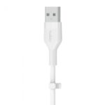 BELKIN CAA008BT2MWH BOOST CHARGE™  USB-A TO LTG_SILICONE, 2M, WHITE - Image 4