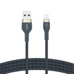 BELKIN CAA008BT3MBK BOOST CHARGE™  USB-A TO LTG_SILICONE, 3M, BLACK
