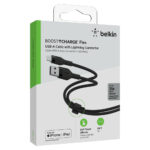 BELKIN CAA008BT3MBL BOOST CHARGE™  USB-A TO LTG_SILICONE, 3M, BLUE