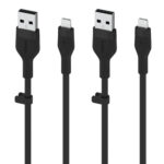 BELKIN CAA008BT3MBL BOOST CHARGE™  USB-A TO LTG_SILICONE, 3M, BLUE - Image 2