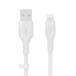 BELKIN CAA008BT3MWH BOOST CHARGE™  USB-A TO LTG_SILICONE, 3M, WHITE