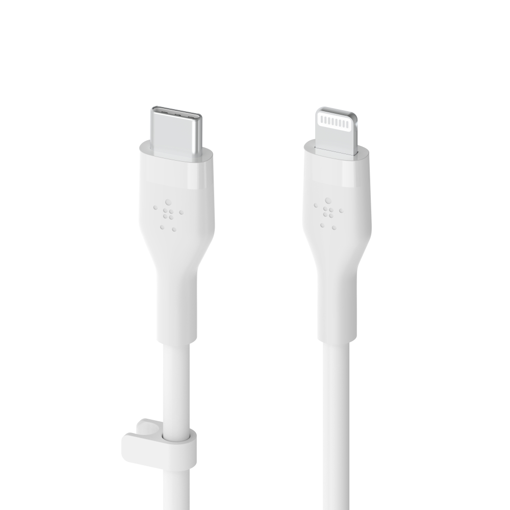 CAA009bt1MWH_1-2.jpg BELKIN CAA009BT1MWH BOOST CHARGE™ USB-C TO LTG_SILICONE, 1M, WHITE - Image 1