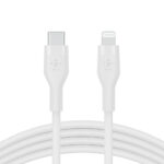 BELKIN CAA009BT1MWH BOOST CHARGE™  USB-C TO LTG_SILICONE, 1M, WHITE - Image 2