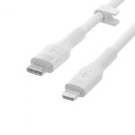 BELKIN CAA009BT2MWH BOOST CHARGE™  USB-C TO LTG_SILICONE, 2M,  WHITE - Image 3