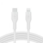 BELKIN CAA009BT2MWH BOOST CHARGE™  USB-C TO LTG_SILICONE, 2M,  WHITE - Image 4