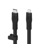 BELKIN CAA009BT3MBK BOOST CHARGE™  USB-C TO LTG_SILICONE, 3M, BLACK - Image 2