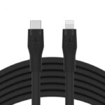 BELKIN CAA009BT3MBK BOOST CHARGE™  USB-C TO LTG_SILICONE, 3M, BLACK - Image 5
