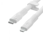 BELKIN CAA009BT3MWH BOOST CHARGE™  USB-C TO LTG_SILICONE, 3M,  WHITE - Image 2