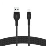 BELKIN CAA010BT1MBK BOOST CHARGE™  USB-A TO LTG_BRAIDED SILICONE, 1M, BLACK - Image 4