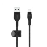 BELKIN CAA010BT2MBK BOOST CHARGE™  USB-A TO LTG_BRAIDED SILICONE, 2M, BLACK