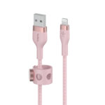 BELKIN CAA010BT2MPK BOOST CHARGE™  USB-A TO LTG_BRAIDED SILICONE, 2M, PINK