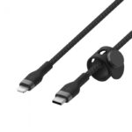 BELKIN CAA011BT1MBK BOOST CHARGE™  USB-C TO LTG_BRAIDED SILICONE, 1M, BLACK - Image 4