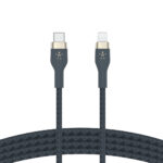 BELKIN CAA011BT1MBL BOOST CHARGE™  USB-C TO LTG_BRAIDED SILICONE, 1M, BLUE - Image 2