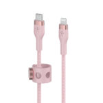 BELKIN CAA011BT1MPK BOOST CHARGE™  USB-C TO LTG_BRAIDED SILICONE, 1M, PINK