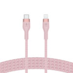 BELKIN CAA011BT1MPK BOOST CHARGE™  USB-C TO LTG_BRAIDED SILICONE, 1M, PINK - Image 2