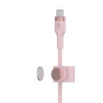 BELKIN CAA011BT1MPK BOOST CHARGE™  USB-C TO LTG_BRAIDED SILICONE, 1M, PINK - Image 3