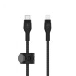 BELKIN CAA011BT2MBK BOOST CHARGE™  USB-C TO LTG_BRAIDED SILICONE, 2M, BLACK