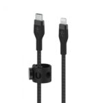 BELKIN CAA011BT2MBK BOOST CHARGE™  USB-C TO LTG_BRAIDED SILICONE, 2M, BLACK - Image 2
