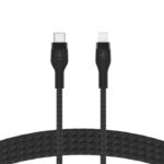 BELKIN CAA011BT2MBK BOOST CHARGE™  USB-C TO LTG_BRAIDED SILICONE, 2M, BLACK - Image 5