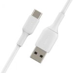 BELKIN CAB001BT1MWH USB-A TO USB-C CABLE, 1M, WHITE - Image 4