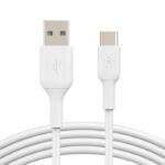 BELKIN CAB001BT2MWH USB-A TO USB-C CABLE, 2M, WHITE