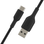 BELKIN CAB002BT0MBK USB-A TO USB-C CABLE_BRAIDED, 0,15M, BLACK
