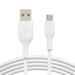 BELKIN CAB005BT1MWH MICRO-USB TO USB-A CABLE, 1M, WHITE