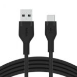 BELKIN CAB008BT2MBK BOOST CHARGE™  USB-A TO USB-C_SILICONE, 2M, BLACK - Image 3