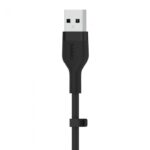 BELKIN CAB008BT2MBK BOOST CHARGE™  USB-A TO USB-C_SILICONE, 2M, BLACK - Image 4