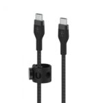 BELKIN CAB011BT1MBK BOOST CHARGE™  USB-C TO USB-C 2.0_BRAIDED SILICONE, 1M, BLACK - Image 4