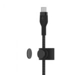 BELKIN CAB011BT1MBK BOOST CHARGE™  USB-C TO USB-C 2.0_BRAIDED SILICONE, 1M, BLACK - Image 5