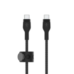 BELKIN CAB011BT1MBW2PK BOOST CHARGE™  USB-C TO USB-C 2.0_BRAIDED SILICONE, 1M, BLACK &AMP; WHITE, 2PACK