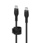 BELKIN CAB011BT1MBW2PK BOOST CHARGE™  USB-C TO USB-C 2.0_BRAIDED SILICONE, 1M, BLACK &AMP; WHITE, 2PACK - Image 2